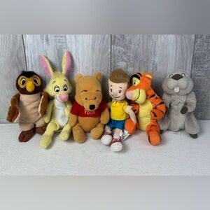 Vintage Disney Plush Toy Collection - Christopher Robin & friends